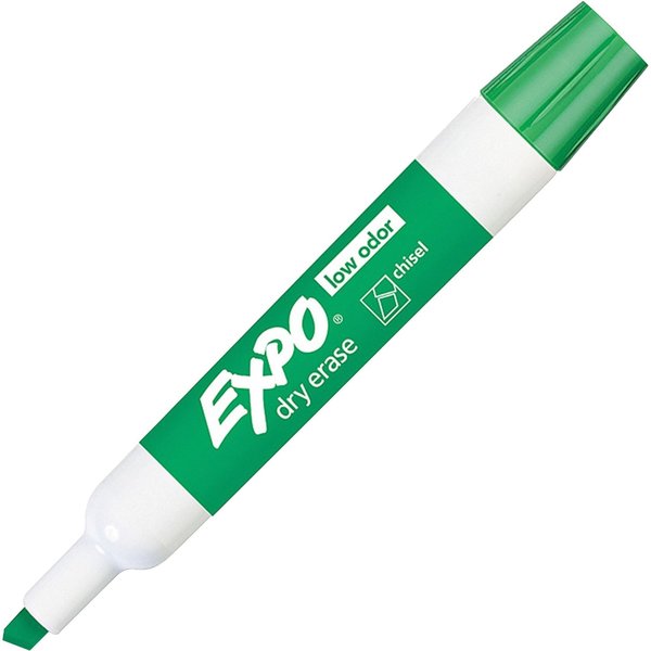 Dymo Expo 2 Chisel Marker Grn 12 Pack 80004